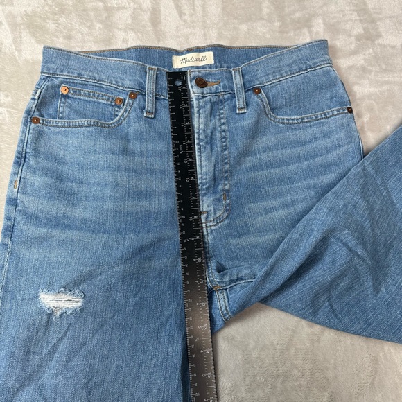 Madewell The Perfect Vintage Jean Distressed Raw Hem Size 28 - Picture 6 of 9